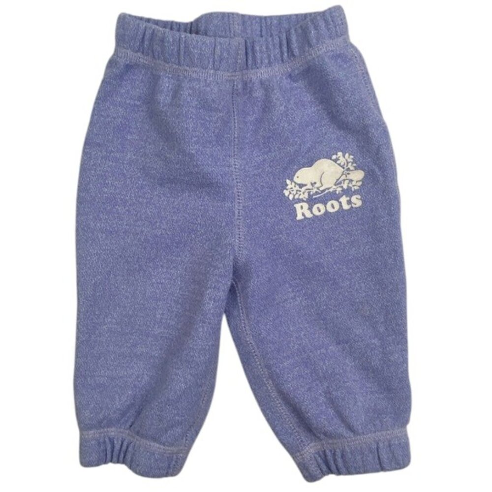 Roots Heathered Purple Sweatpants size 3-6 Months